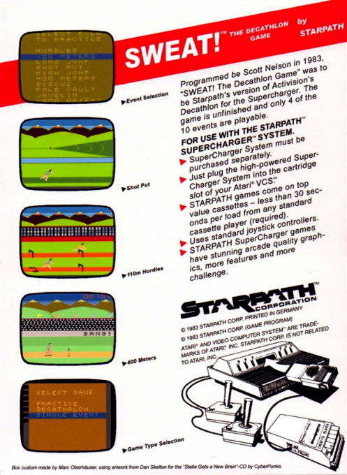 Sweat! - The Decathlon Game - Dos