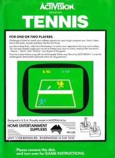 Tennis dos