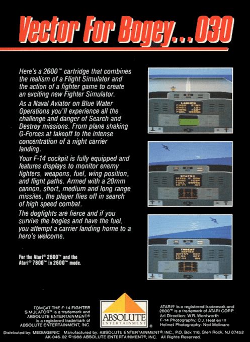 Tomcat : The F-14 Fighter Simulator dos