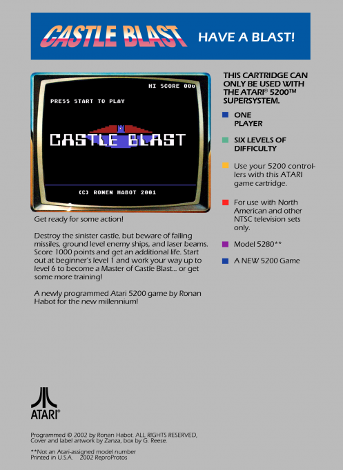 Castle Blast - Dos