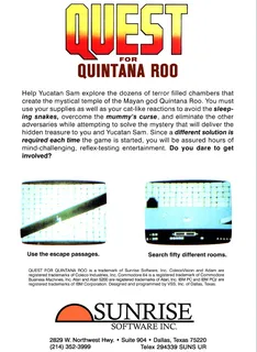 Quest for Quintana Roo dos