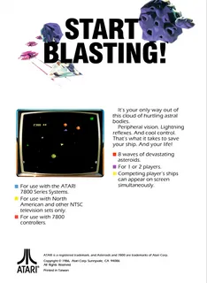 Asteroids, 3D dos