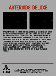Asteroids Deluxe dos