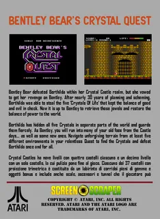Bentley Bear's Crystal Quest - Dos