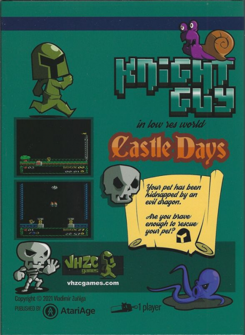 Knight Guy In Low Res World : Castle Days - Dos