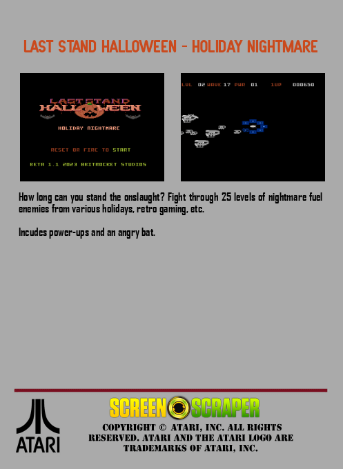 Last Stand Halloween : Holiday Nightmare - Dos