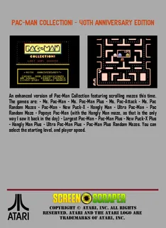 Pac-Man Collection! : 40th Anniversary Edition dos