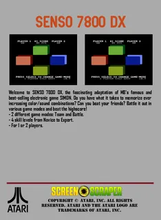 Senso 7800 DX dos