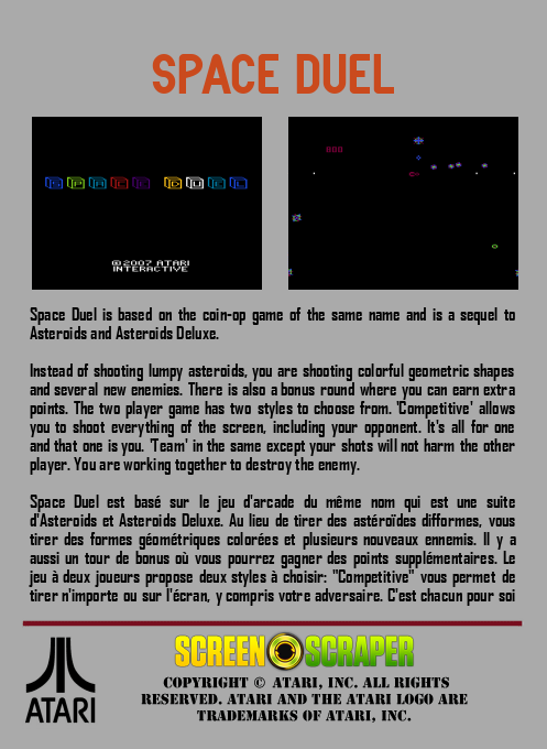 Space Duel - Dos
