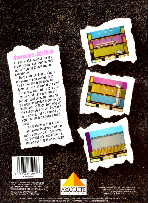 Super Skateboardin' - Dos