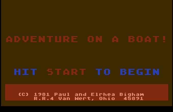 Adventure On A Boat