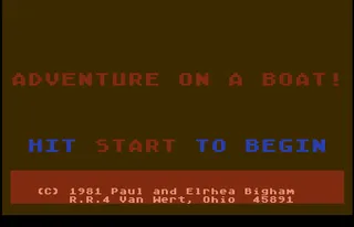 Adventure On A Boat