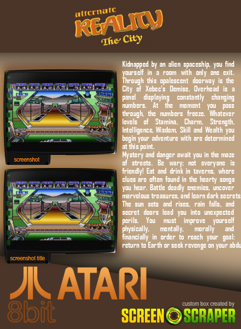 Alternate Reality : The City - Dos