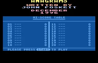 Anagrams