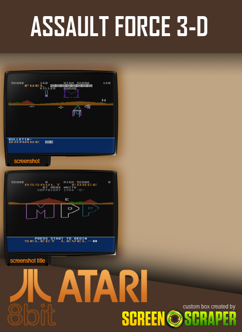 Assault Force 3-D - Dos