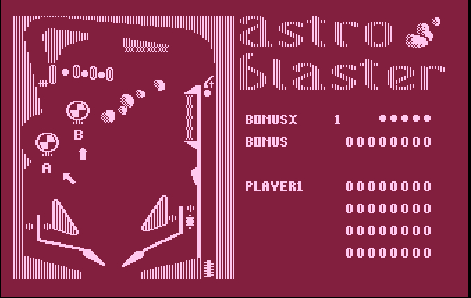 Astro Blaster Pinball