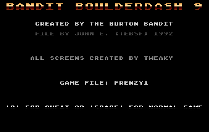 Bandit Boulderdash 09