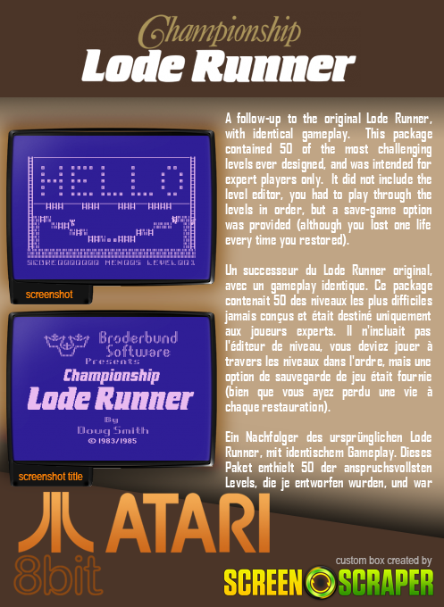 Championship Lode Runner - Dos