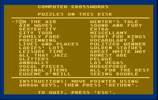 Computer Crosswords The New York Times Volume 1