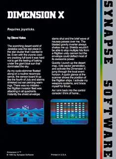 Dimension X dos