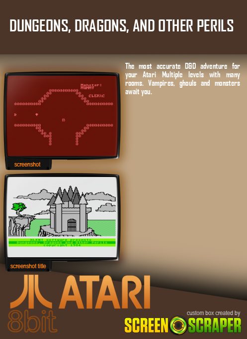 Dungeons, Dragons, And Other Perils - Dos