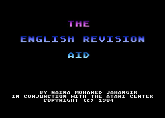 English Revision Aid