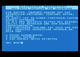 Das Erste D And D Adventure