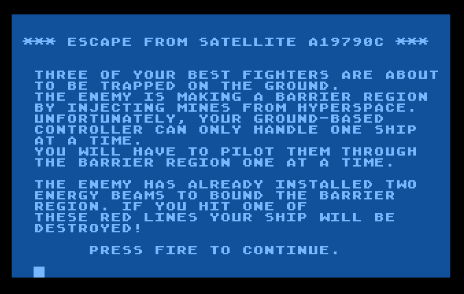 Escape from Satellite A19790C