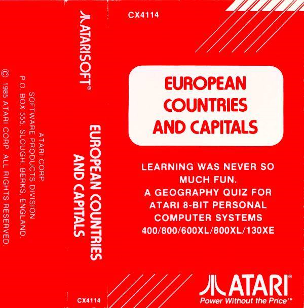 European Countries And Capitals