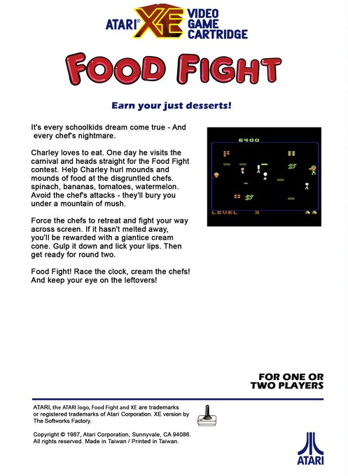 Food Fight - Dos