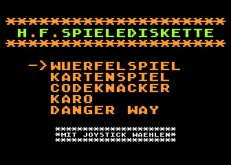 Harald Fischer Spielediskette