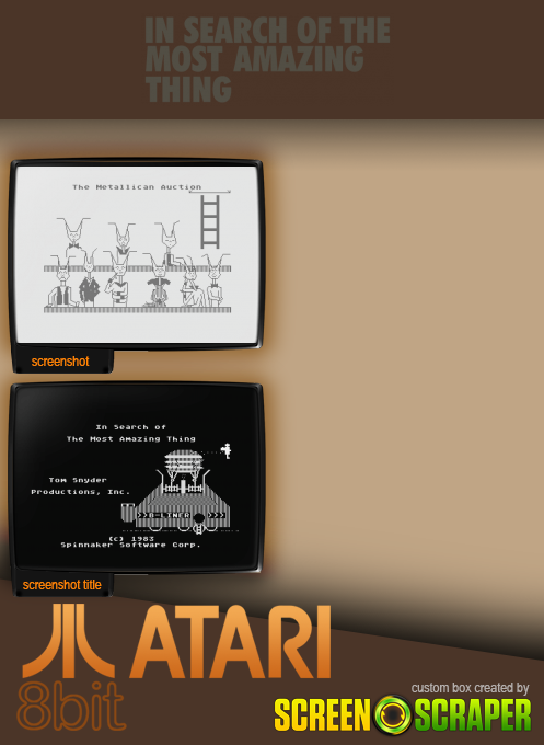 In Search Of The Most Amazing Thing - Dos