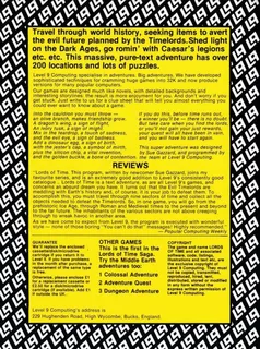 Lords Of Time dos