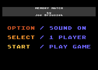 Memory Match ANALOG Computing