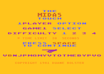 Midas Touch APX