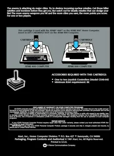 Missile Command dos