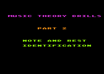 Music Theory Drills Part 2