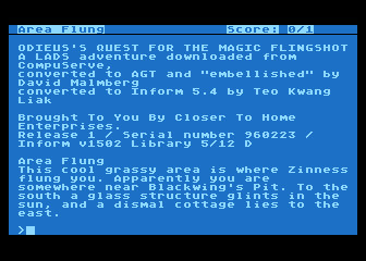 Odieus Quest for the Magic Flingshot CTH Enterprises