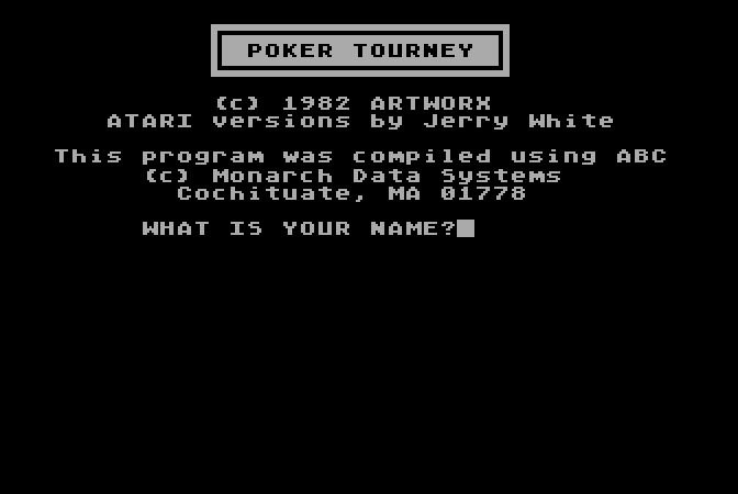 Poker Tourney