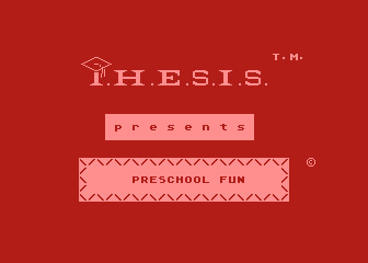 Preschool Fun THESIS