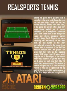 Realsports Tennis dos