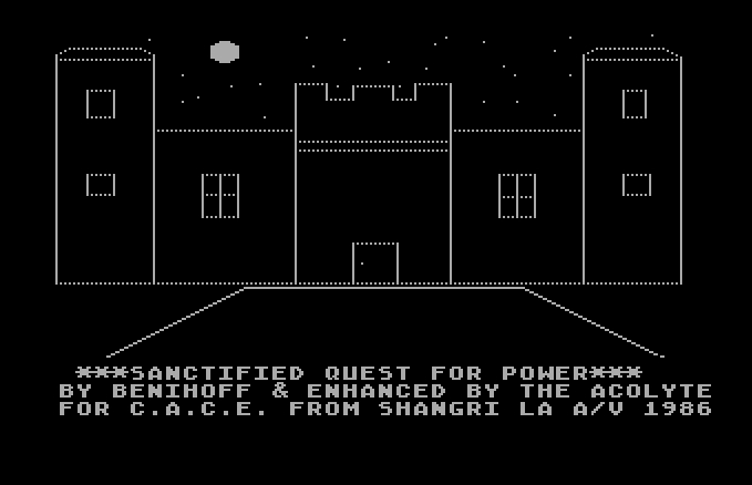 Sanctified Quest for Power
