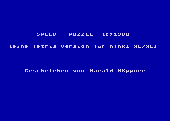 Speed - Puzzle