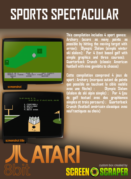 Sports Spectacular - Dos