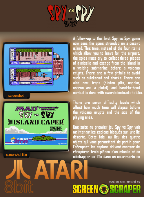 Spy vs Spy : The Island Caper - Dos