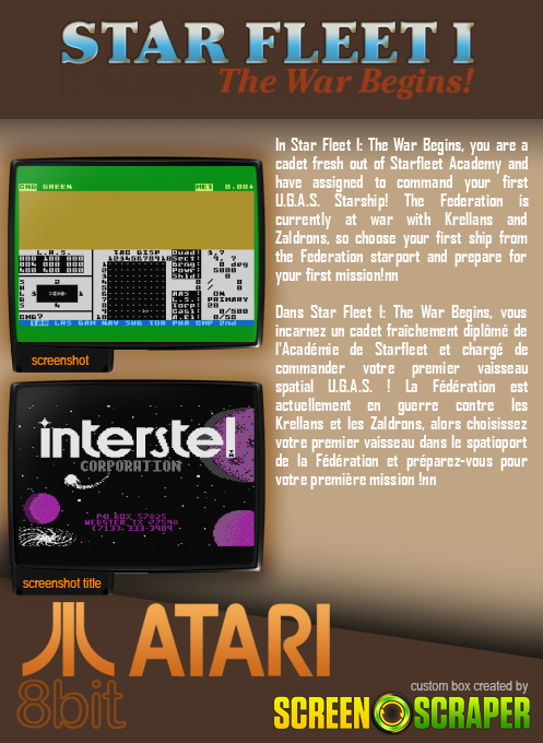 Star Fleet 1 - The War Begins! - Dos