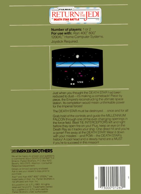 Star Wars - Return Of The Jedi - Death Star Battle dos