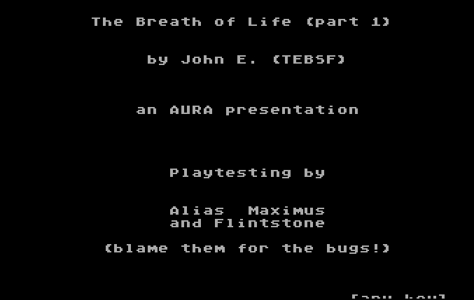 The Breath of Life - Pt.1