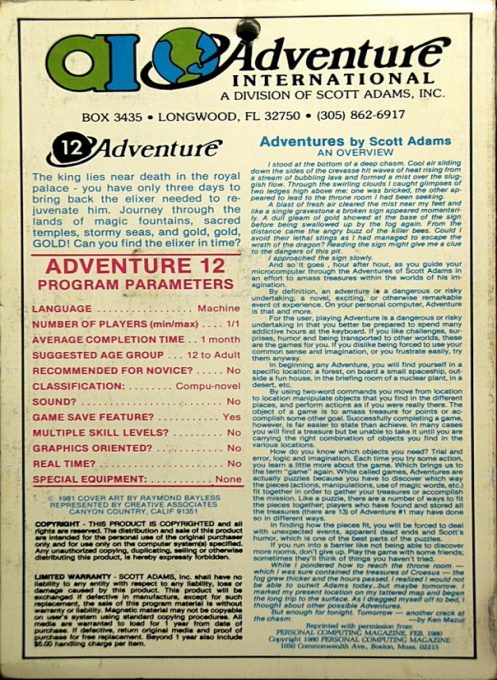 The Golden Voyage dos