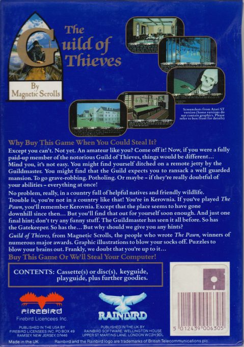 The Guild of Thieves dos
